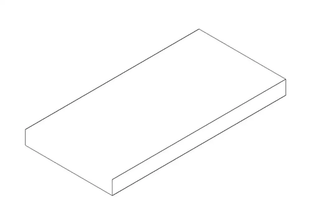 DORNBRACHT Griff für Spültisch Stand ERSATZTEILE 092068002 50 x 8 x 100 mm ruthenium, 092068002-57 Galeriebild 1